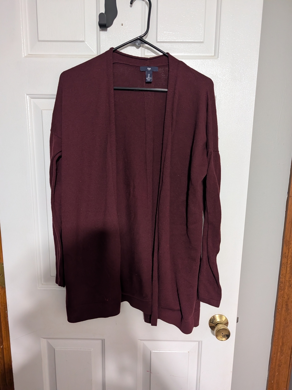 Gap Open-Front Women’s Cardigan Sweater - Burgundy